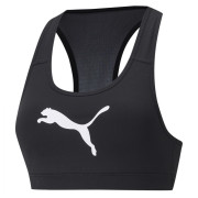 Sujetador deportivo Puma Mid Impact 4Keeps Graphic Bra PM negro/blanco black