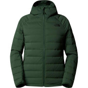 Chaqueta de hombre The North Face M Belleview Stretch Down Hoodie verde PINE NEEDLE