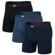Calzoncillos bóxer para hombre Saxx Vibe Xtra Soft Comfort Boxer Brf Fly 3Pk azul oscuro dark denim/navy/black