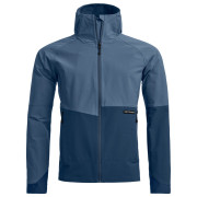 Chaqueta softshell de hombre Ortovox Venet Softshell Hooded Jacket azul Light Nunatak