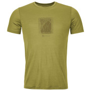 Camiseta de hombre Ortovox 120 Cool Tec Mtn Cut Ts M verde sweet alison