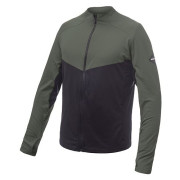 Sudadera de hombre Sensor Coolmax Thermo Celozip negro/verde Černá/OliveGreen