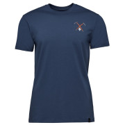 Camiseta de hombre Black Diamond Piolet SS Tee azul Ink Blue
