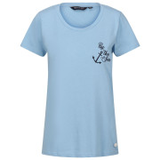 Camiseta de mujer Regatta Filandra VII azul claro Powder Blue