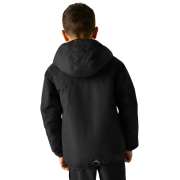 Chaqueta de invierno para niños Regatta Illuma Reflective Jacket Black