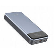 Batería externa Swissten POWER BANK 30000 mAh negro/plata