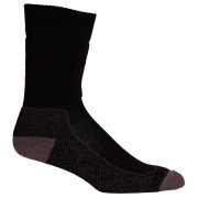 Calcetines de hombre Icebreaker Mens Hike+ Medium Crew negro Black/Mink/Monsoon