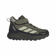 Calzado para niños Adidas Terrex Anylander Mid Climaproof Green verde Olistr/Halgrn/Shaoli