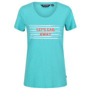 Camiseta de mujer Regatta Filandra VI azul Turquoise