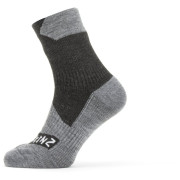 Calcetines impermeables SealSkinz Bircham negro/gris Black/Grey Marl