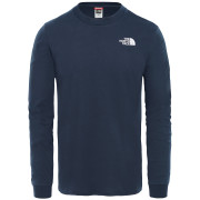 Camiseta de hombre The North Face Simple Dome Tee Long Sleeve azul oscuro UrbanNavy