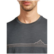 Camiseta de hombre Icebreaker Men Merino 150 Tech Lite SS Tee Range Stripes