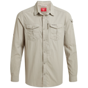 Camisa de hombre Craghoppers NosiLife Adventure Long Sleeved Shirt III beige Parchment