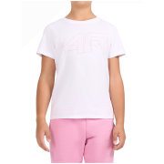 Camiseta para niños 4F Tshirt F3602 White blanco White