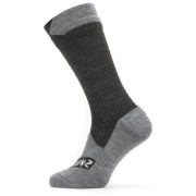 Calcetines impermeables SealSkinz Raynham negro/gris Black/Grey Marl