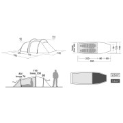 Tienda de campaña de senderismo Robens Roamer 2 LW