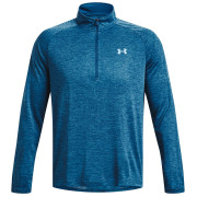 Camiseta funcional de hombre Under Armour Tech 2.0 1/2 Zip azul Varsity Blue / Cosmic Blue / Blizzard