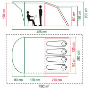 Tienda de campaña Coleman Oak Canyon 4 Blackout