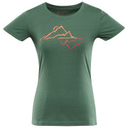 Camiseta de mujer Alpine Pro Bolena verde claro myrtle