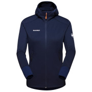 Sudadera funcional de mujer Mammut Taiss Light ML Hooded Jacket Women azul oscuro marine