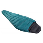 Saco de dormir de plumón Warmpeace Solitaire 250 170 cm verde TealGreen/Black