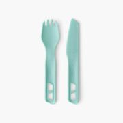 Juego de cubiertos Sea to Summit Passage Cutlery Set 2 Piece azul Aqua Sea Blue