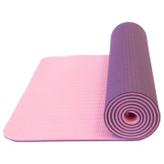 Colchoneta Yate Yoga Mat dvouvrstvá TPE violeta oscuro/rosa