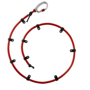 Correa de escalada DMM Tendon rojo red