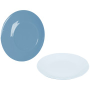 Juego de platos Bo-Camp Breakfast plate Two tone - 4 ks azul claro Blue