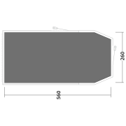 Suelo debajo de tienda de campaña Outwell Footprint Rockwell 4