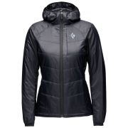 Chaqueta de mujer Black Diamond W Solution Hoody negro Black
