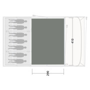 Alfombra para tienda Outwell Cozy Carpet Charleston 7 Air TC