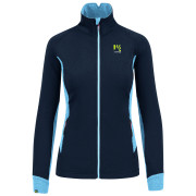 Sudadera de mujer Karpos Pizzocco Evo W Full-Zip Fleece azul Sky Captain/Blue Atoll