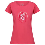 Camiseta de mujer Regatta Wmns Breezed III rojo Fruit Dove