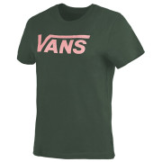 Camiseta de mujer Vans Wm Flying V Crew Tee verde Thyme