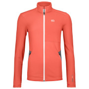 Sudadera funcional de mujer Ortovox Fleece Jacket W rosa coral