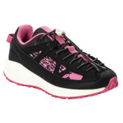 Calzado para niños Jack Wolfskin Vili Sneaker Low K negro/rosa phantom