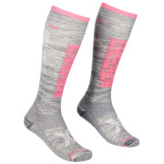 Medias de mujer Ortovox W's Ski Compression Long Socks gris grey blend
