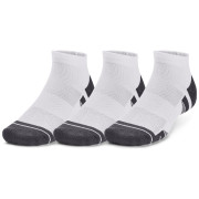 Juego de calcetines Under Armour Performance Tech 3pk Low blanco White / White / Jet Gray