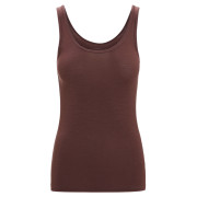 Camiseta sin mangas para mujer Icebreaker Wmns Siren Tank marrón oscuro Umber