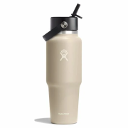 Botella térmica Hydro Flask Wide Flex Straw Travel Bottle 32 Oz beige OAT