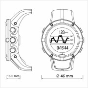 Reloj de pulsera expuesto Suunto Trainer Wrist HR - Vystavené