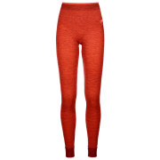 Calzoncillos funcionales de mujer Ortovox W's 230 Competition Long Pants rojo Coral