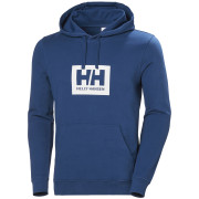 Sudadera de hombre Helly Hansen Hh Box Hoodie azul 606 Deep Fjord