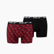 Calzoncillos bóxer para hombre Puma Men Formstrip Boxer 2P rojo red