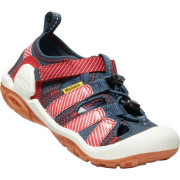 Sandalias para niños Keen Knotch Creek Youth azul/rojo navy/stripes