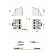 Tienda familiar Vango Tacoma 800XL Package