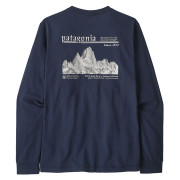 Camiseta de hombre Patagonia M's L/S MW Hut Tripper Skyline T-Shirt