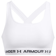 Sujetador deportivo Under Armour Crossback Mid Bra blanco WHT