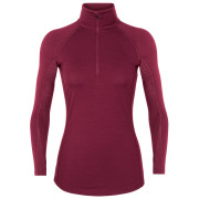 Sudadera funcional de mujer Icebreaker 200 Zone LS Half Zip burdeos cherry